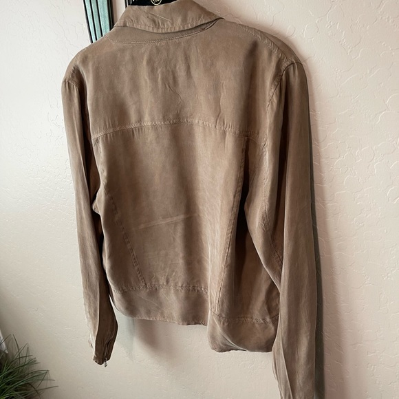 Blank NYC Suede like brown Carmel biker moto jacket Small - Picture 5 of 5